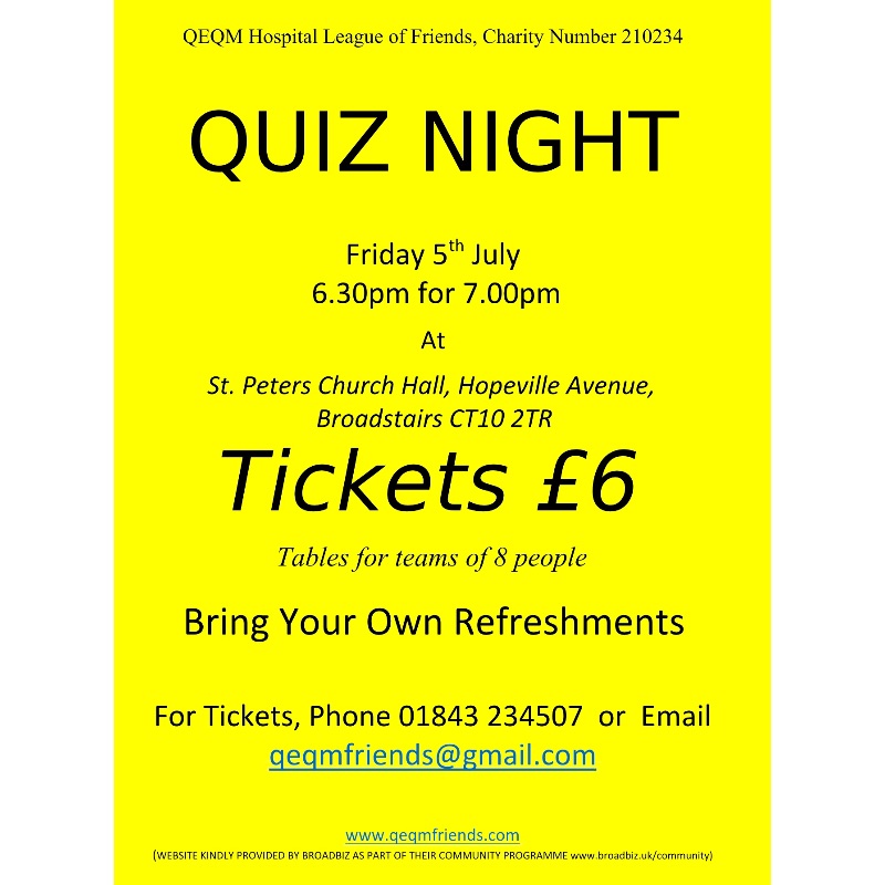 Image representing Quiz Night from QEQM League of Friends